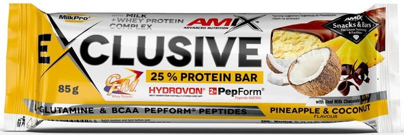 Proteinska ploščica Amix Exclusive 85g