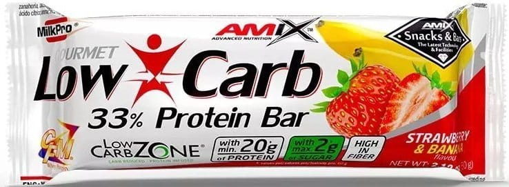 Proteinska ploščica Amix Low-Carb 33% beljakovin 60 g