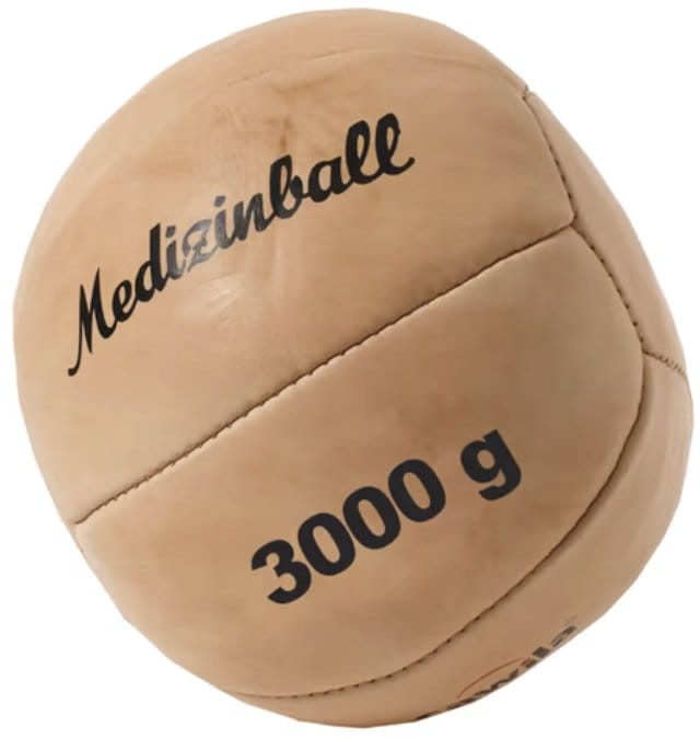 Medicinska žoga Cawila Leather medicine ball PRO 3.0 kg